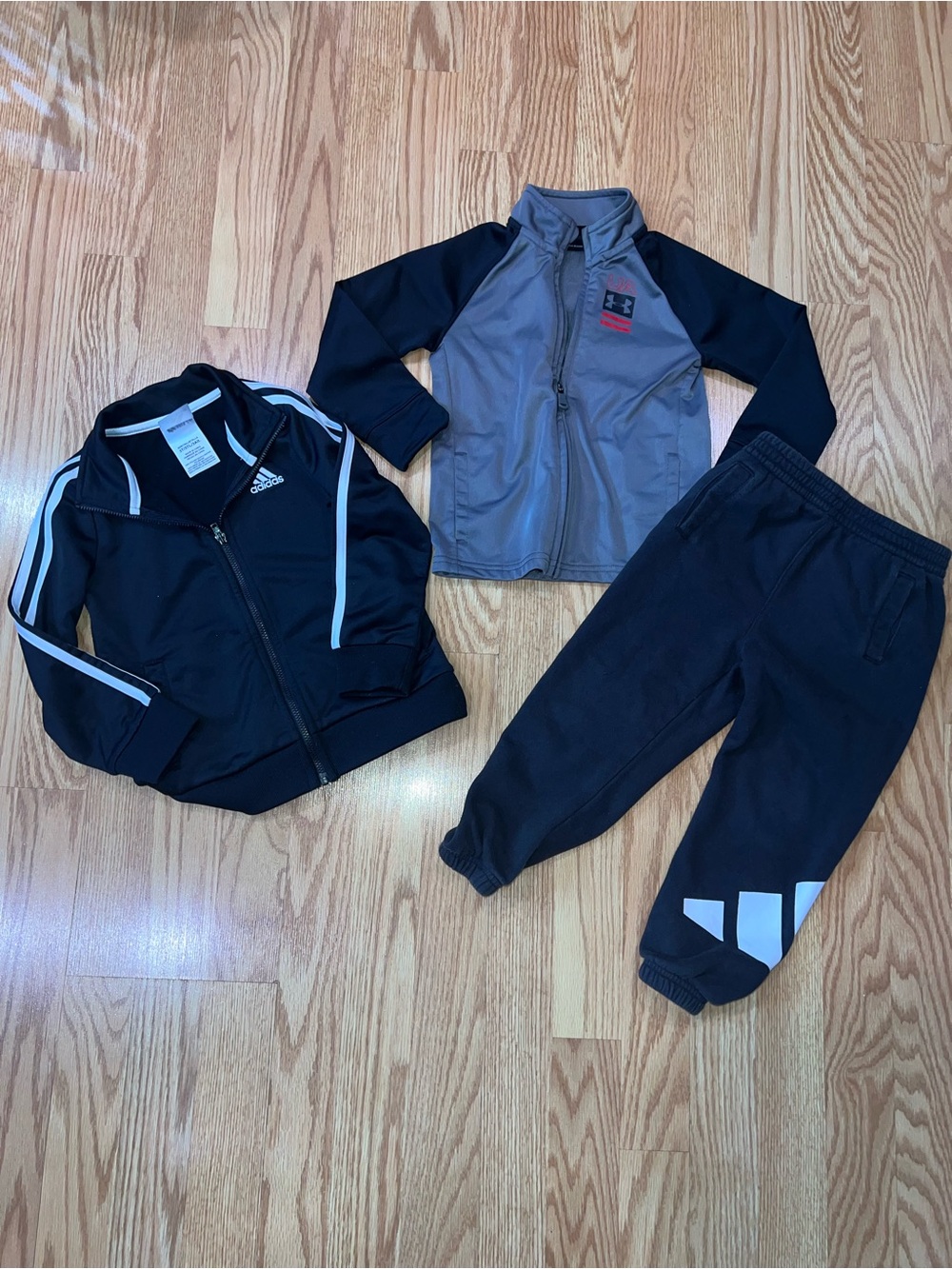 Adidas and Under Armor Athletic Bundle 3T